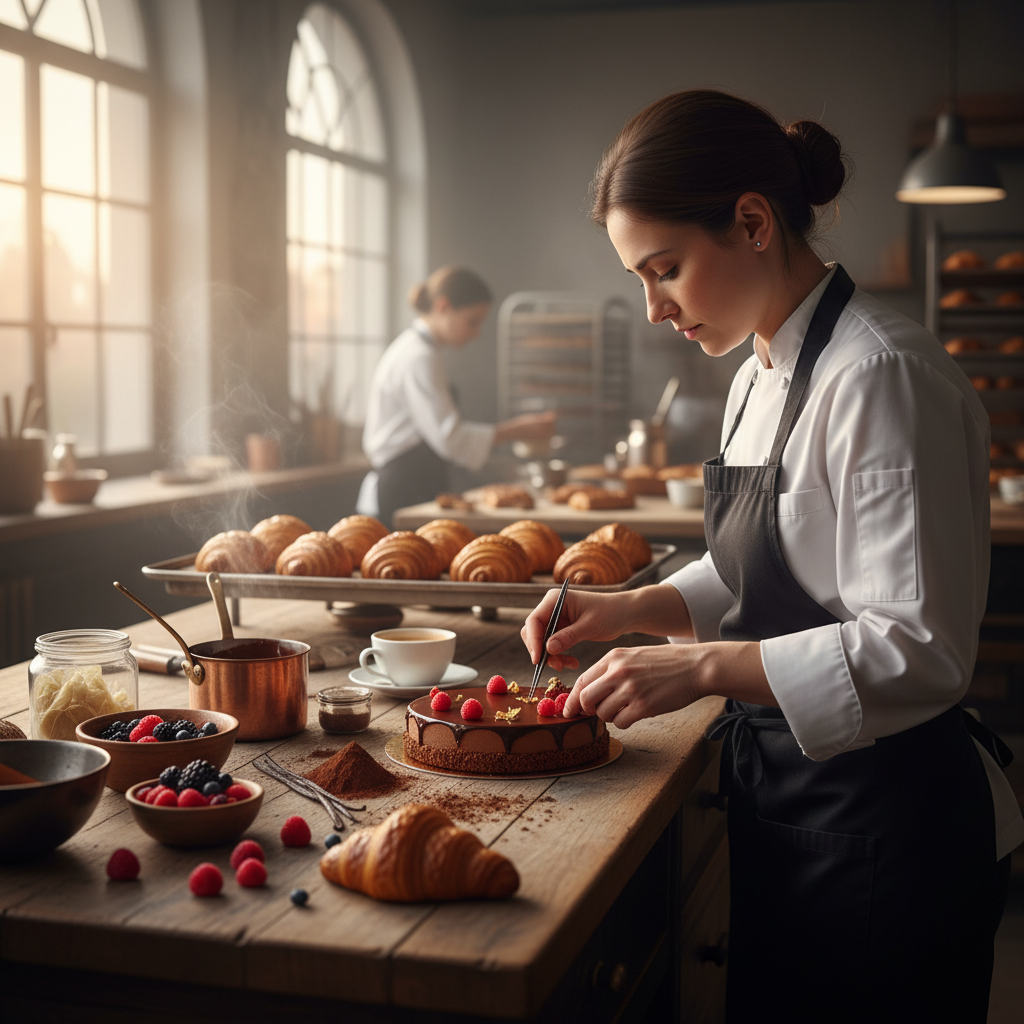Artizanat și Pasiune: O Privire în Inima Atelierului de Patiserie Franceză