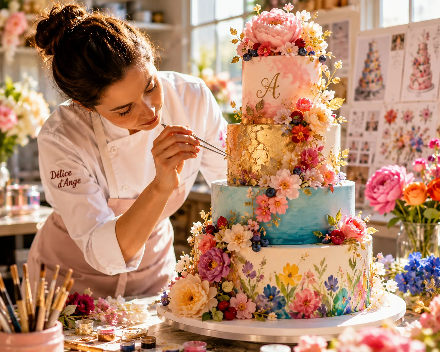 Atelierul de Creație Delicioasă - Așa se naște un tort unic