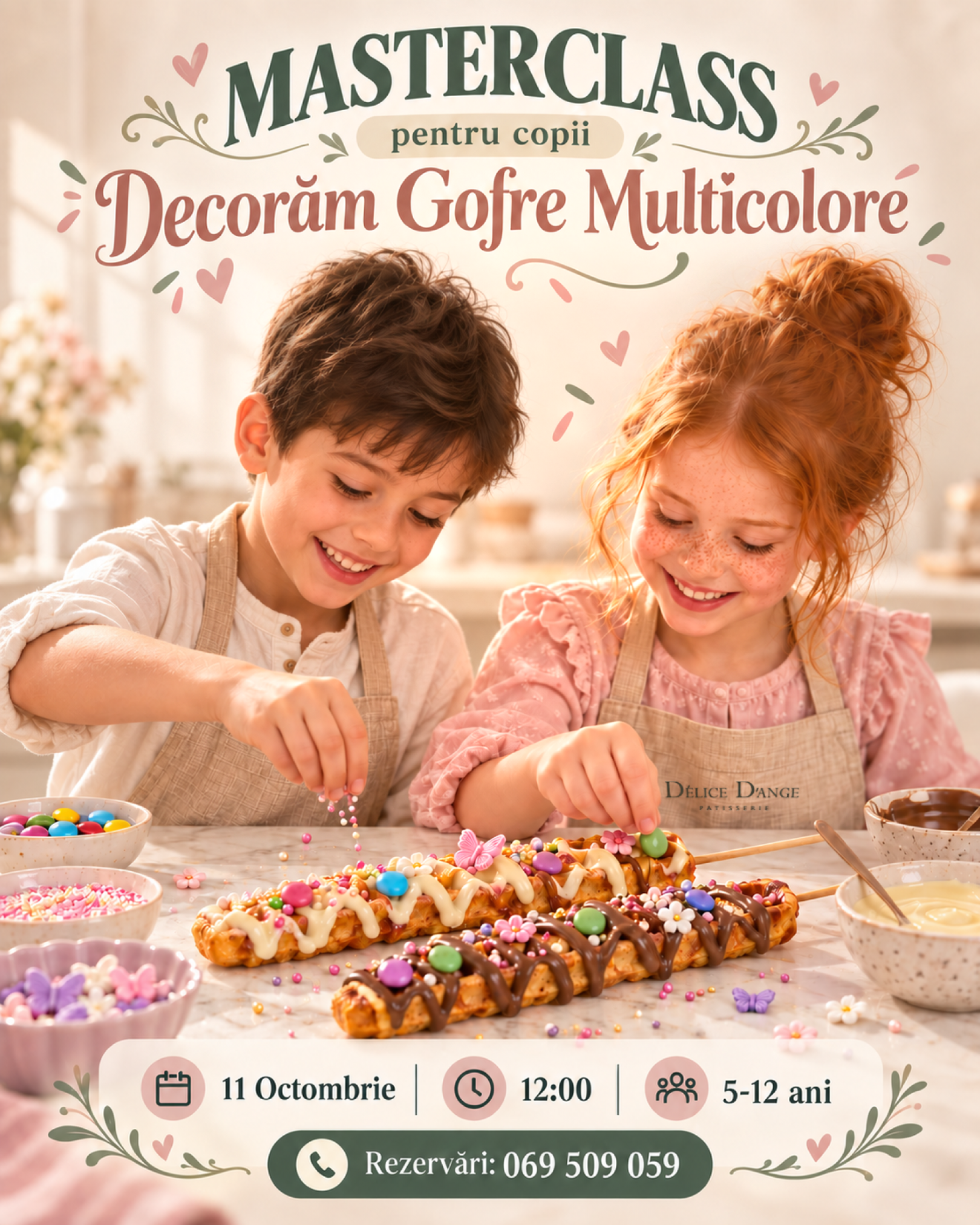 Decorăm Gofre Multicolore