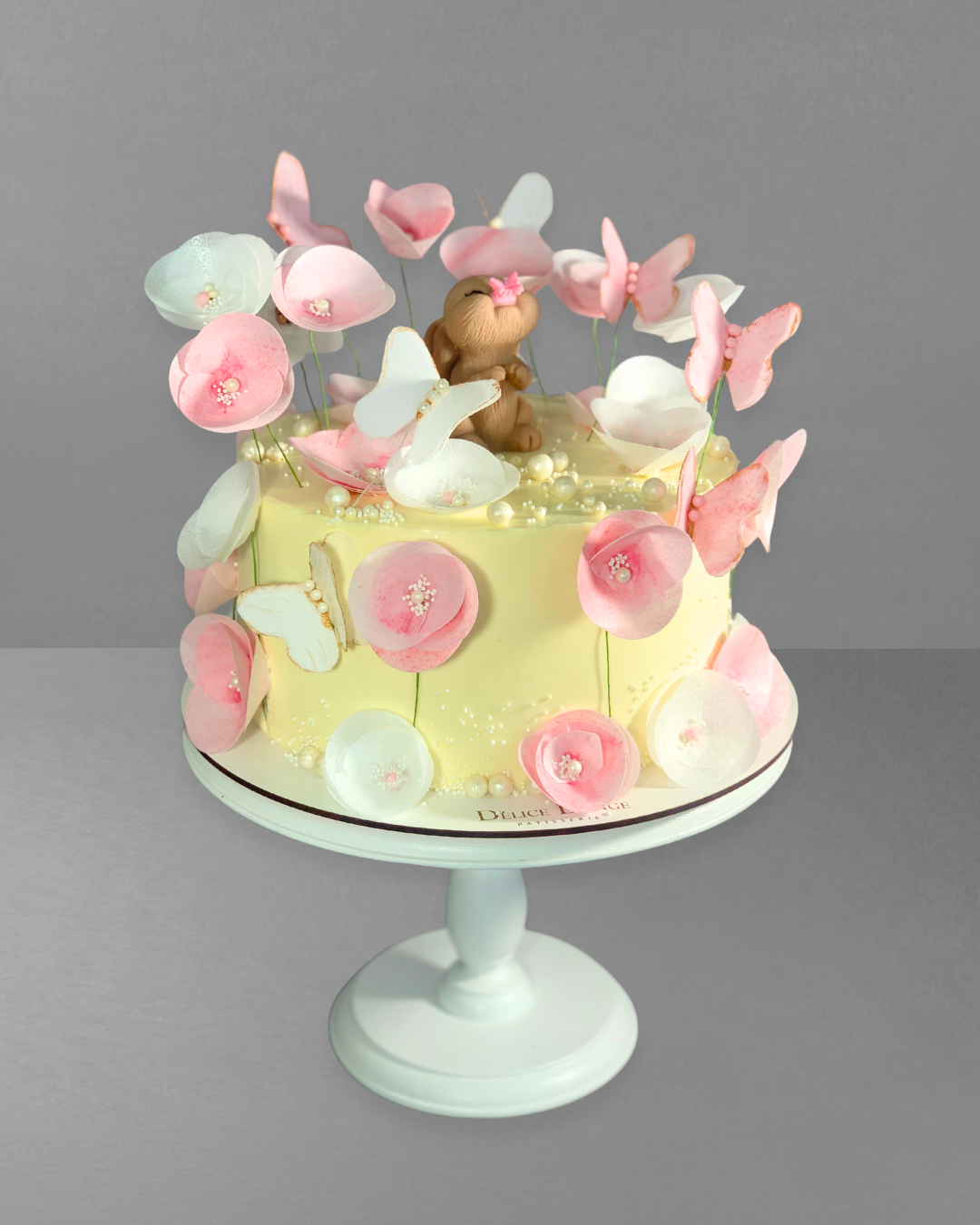 Bunny with butterflies