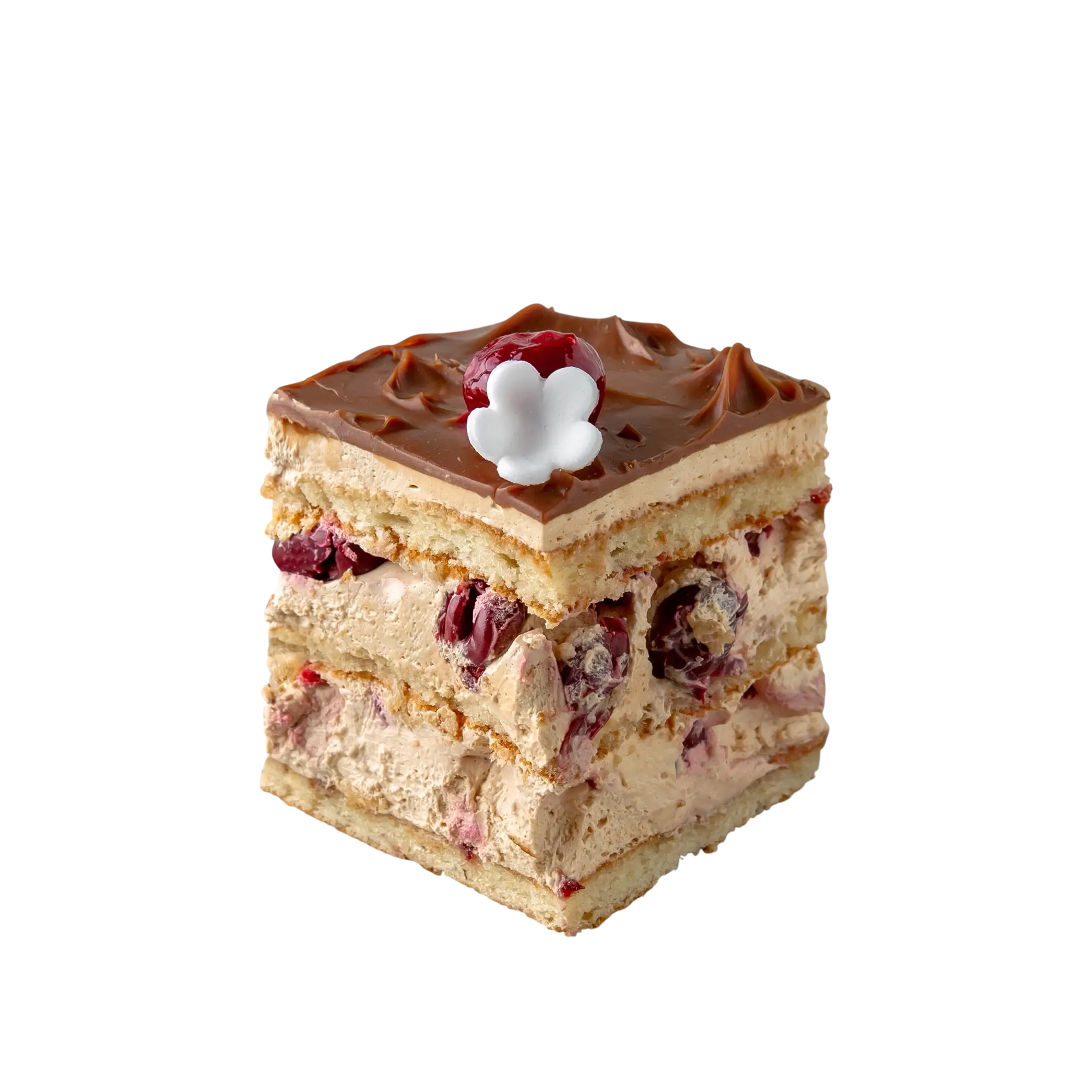 Prăjitură Cerisaie cu Migdale, Vișine și Ciocolată Lindt 