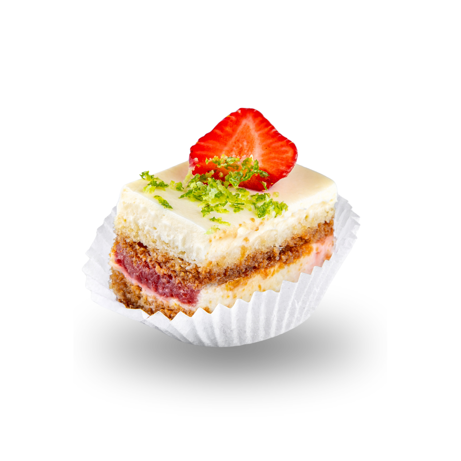 Mini Entremet Café-Fraises with Mascarpone and Strawberry Confit
