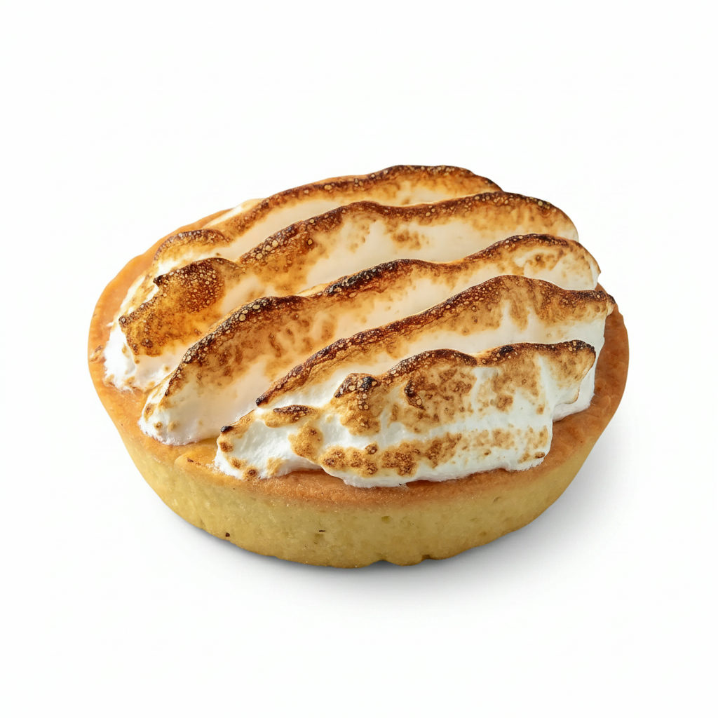 Tarteletă Délice d'Ange cu Cremă de Lămâie și Bezea Italiană