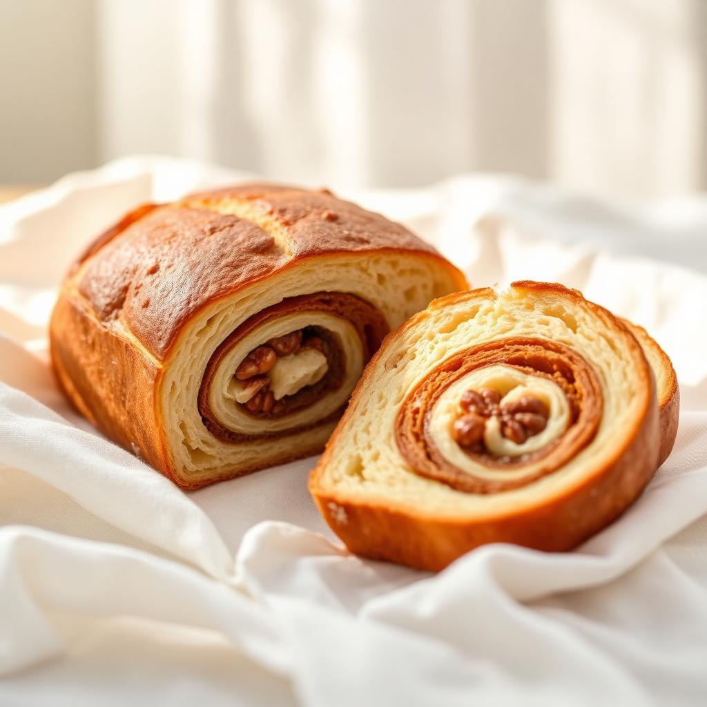 Cozonac Artizanal cu Ciocolată Belgiană și Nucă, Rețetă Franceză Delice d'Ange