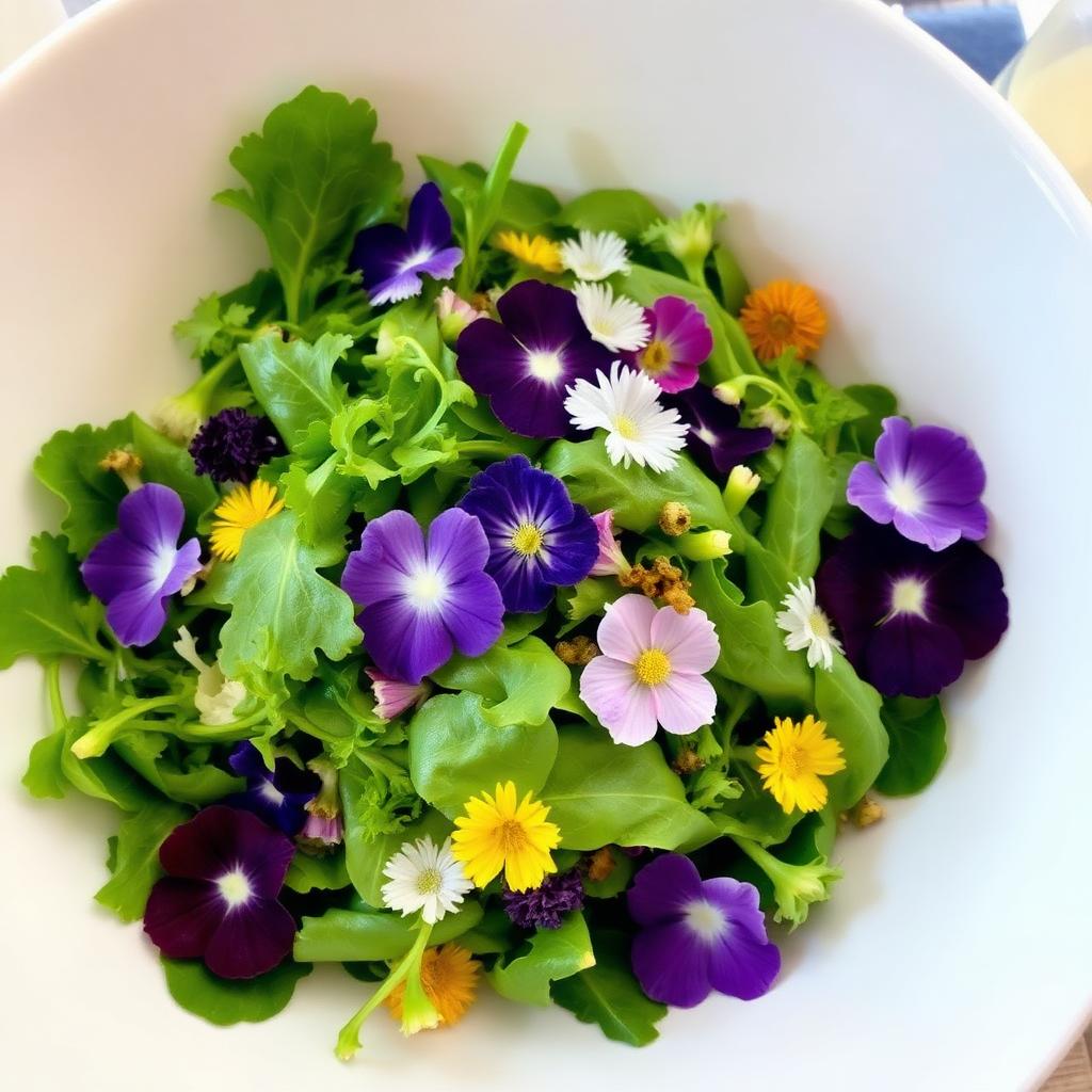 Gourmet Grilled Vegetable Salad with Roasted Beets & Zucchini Flower
