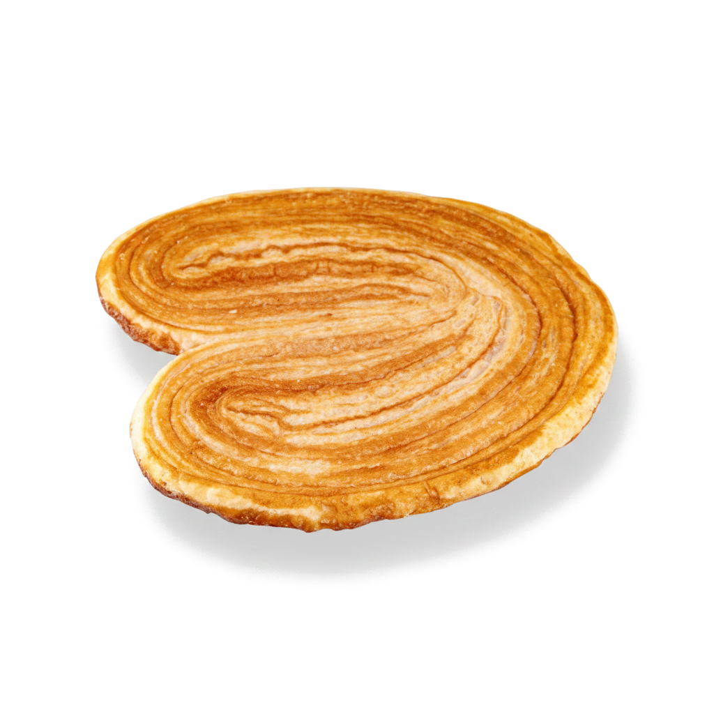 Palmier din foietaj cu unt și zahăr caramelizat, Délice d’Ange