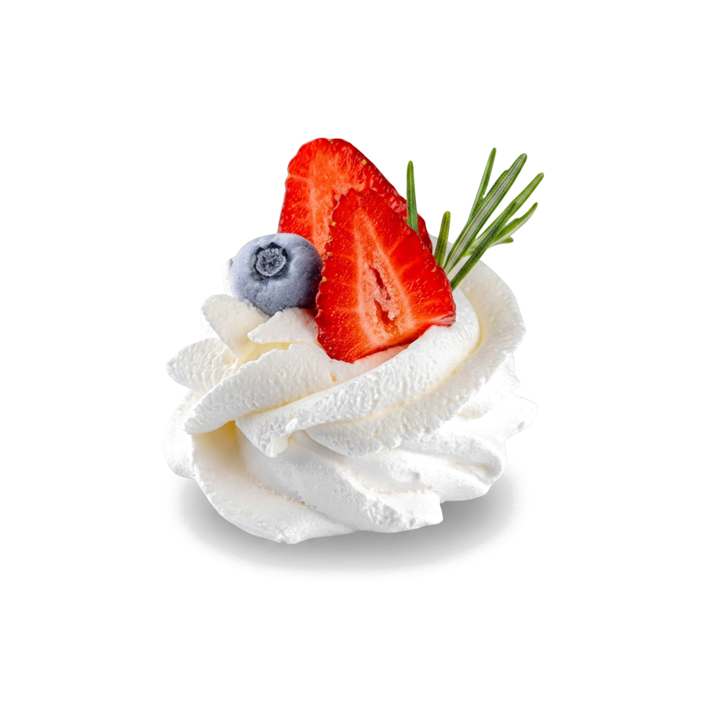 Mini Pavlova cu Bezea, Cremă Mascarpone și Fructe Proaspete