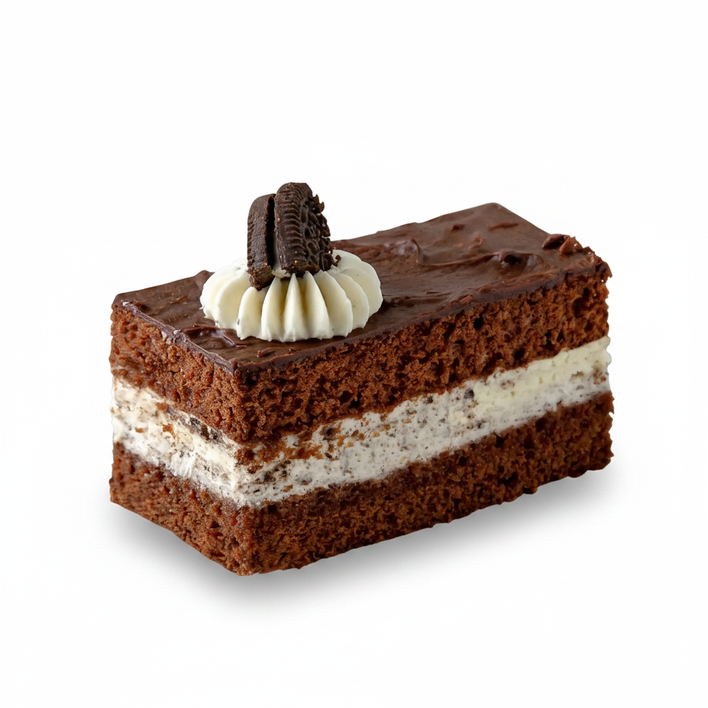 Prăjitură Entremet de Ciocolată și Oreo, Cremă Fină de Brânză Délice d'Ange