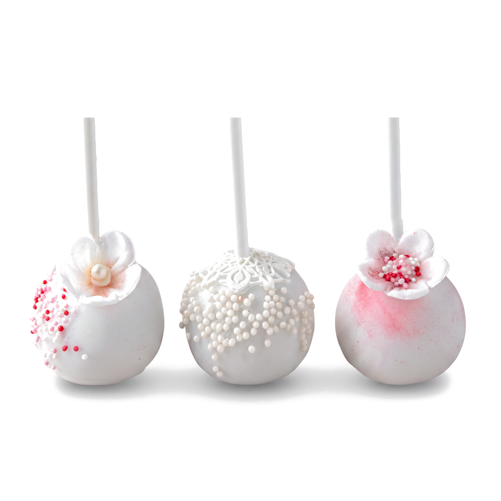 Mini Prăjituri Cake Pops cu Biscuiți, Cacao și Nuci - Decor Artizanal