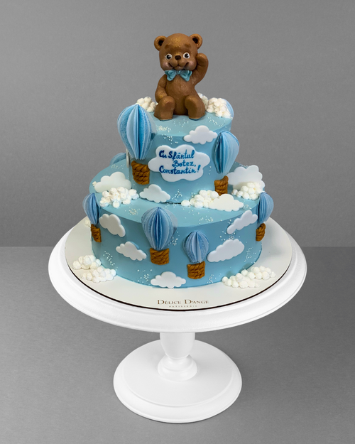 BZ008 Teddy bear with hot-air balloons
