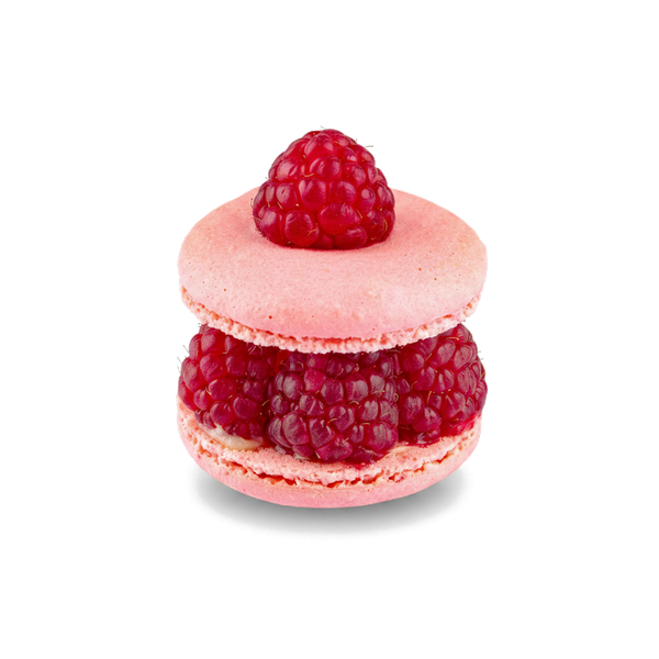 Mini Prăjitură Ispahan cu Zmeură Proaspătă și Vanilie, Stil Francez
