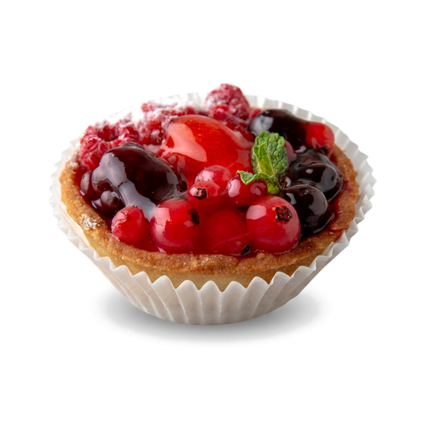Mini tarteletă cu Cremă de Vanilie și Fructe asortate