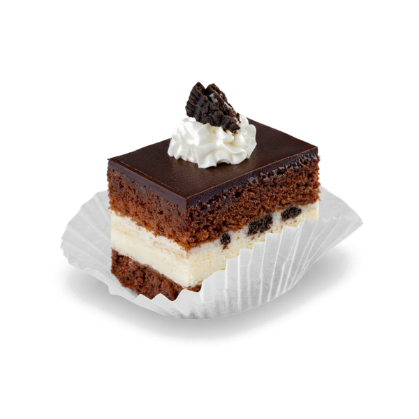 Mini Prăjitură Oreo cu Pandișpan de Ciocolată și Cremă de Brânză Fină