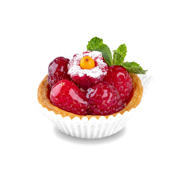 Mini Tarteletă cu Vișine și Cremă de Vanilie Délice d'Ange